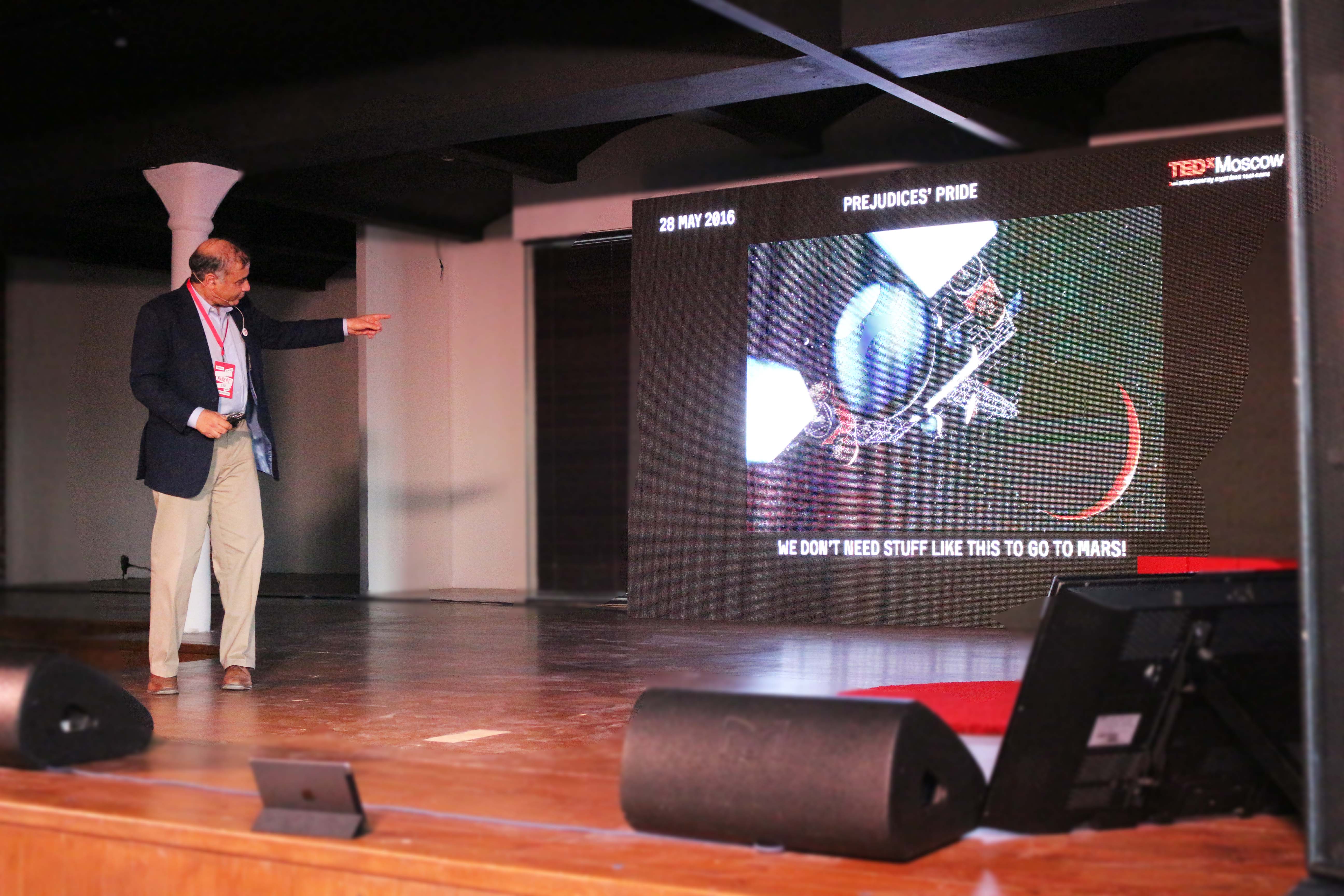 Основатель Марсианского сообщества Роберт Зубрин на конференции TEDxMoscow